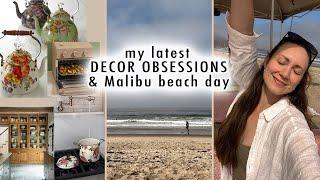 my latest decor obsession & beach day in Malibu | XO, MaCenna Vlogs