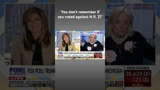 Maria Bartiromo quizzes Dem rep over House border bill #shorts