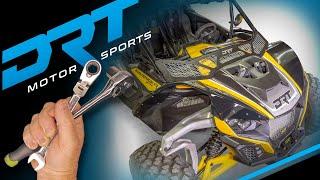 DRT Motorsports Can-Am 2024+ Maverick R Front Fender Kit Install Guide.