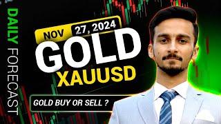 GOLD BUY OR SELL? GOLD/XAUUSD DAILY FORECAST | 27 NOVEMBER LIVE ANALYSIS #xauusdforecast