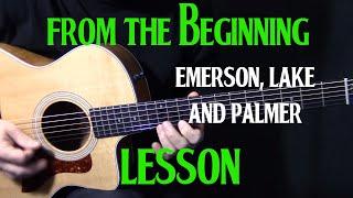 how to play "From the Beginning" on acoustic guitar by Emerson Lake and Palmer_Greg Lake lesson