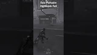 EPIC portable hellbomb fail #gaming #bennyhill #ps5 #helldivers2 #arrowhead game studios #montage