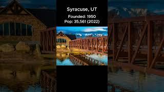 Random US Towns: Syracuse, UT #shorts