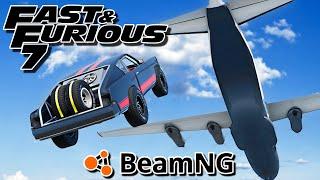 BeamNG.drive - Fast And Furious 7 Plane Scene Remake