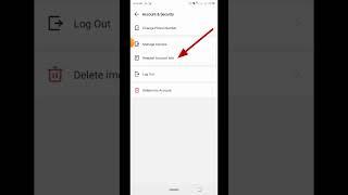 Imo request account info | imo data zip download | imo data zip option | #shorts