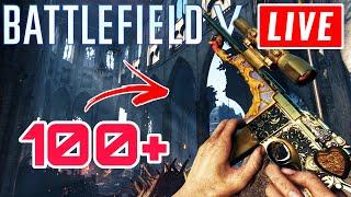 LIVE - Battlefield V Multiplayer 100+ Trench Carbine @END 55 FOV & 20/80 Sensitivity Settings