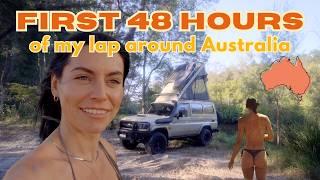 First 48 hours of my lap around Australia in my Troopy | 4x4 off-road adventures