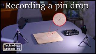 Can you really record the sound of a pin dropping?