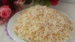 طرز تهیه رشته پلو ویژه ماه رمضان خوش عطرسه مواد اولیه