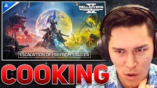 Helldivers 2 Escalation of Freedom Looks CRAZY | Aztecross Reacts