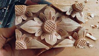 | wood carving simple design | wood art | wood craft | dekuan wood carving