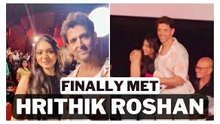 Finally met Hrithik Roshan | My Dream comes True️