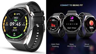 beatXP Vega X 1.43" (3.6 cm) Super AMOLED Display, One-Tap Bluetooth Calling Smart Watch
