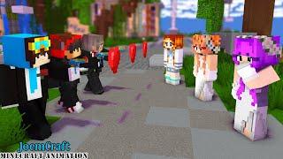 CASH, NICO, MIA, ZOEY WEDDING | CAPTURED LOVE MEME | SHUFFLE DANCE | GOMY GOMY - Minecraft Animation