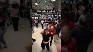 Friday night dancing at Time Out Market in Lisbon, Portugal #dance #lisbon #portugal #travel