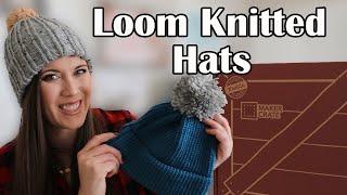 Maker Crate Unboxing November 2020 - Loom Knitted Hats