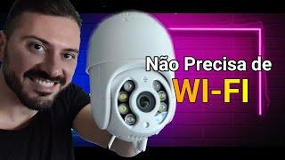 MÉTODO PARA Conectar câmera IP inteligente sem O WI-FI! PARA AREAS RURAIS...