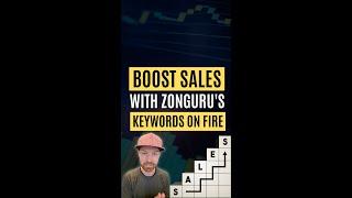 Boost Sales with ZonGuru's Keywords on Fire #AmazonSales #KeywordsOnFire #ZonGuruTips