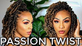 8" TIANA PASSION TWIST! INSTALL IN MINUTES! | ILLUSION CROCHET BRAID PATTERN