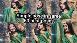 pose in saree || simple pose in saree || 50+ poses || RADHA RAJVANSHI ️||