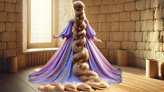 Rapunzel | w/CapCut Effects | German Fairy Tales | DALL-E | Artflow AI