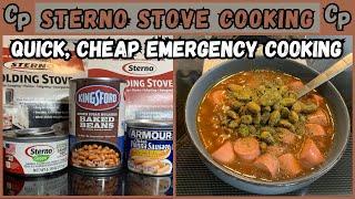 Survival: Canned Food Sterno Stove No Power Cooking