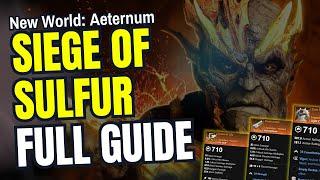 New World Aeternum: Siege of Sulfur 2025 Event Guide