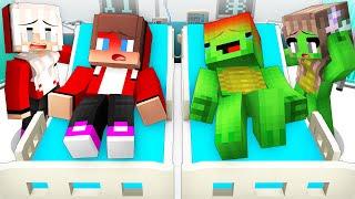 JJ and Mikey got Sick and Wives came to Visit them in the Hospital - Maizen Minecraft Animation