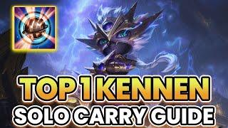 TOP 1 KENNEN WILD RIFT GUIDE | BEST BUILDS & RUNES | HOW TO SOLO CARRY WITH KENNEN