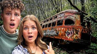 Exploring A Creepy Train Deep In the Woods!