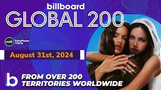 Billboard Global 200 Singles of This Week (August 31st, 2024)