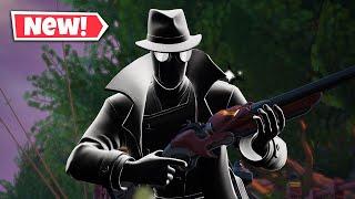 NEW SPIDER-MAN NOIR Skin Gameplay In Fortnite! (Across The Spider-Verse)