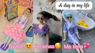 KERAMAS'IN BARBIE ELIF & PAKEIN NAIL ARTSEHARIAN JADI RATU