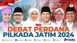 LIVE - Debat Perdana Pilkada Jawa Timur 2024