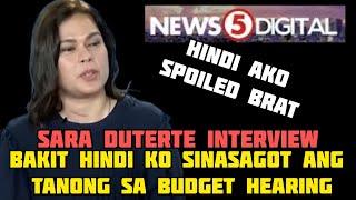 SARA DUTERTE- UMAMIN NA VINAST0S NYA ANG CONGRESS SA BUDGET HEARING