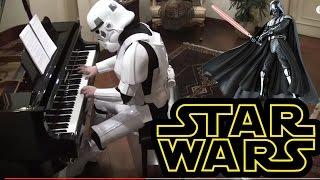 Starwars, The Imperial March on Piano  ( Darth Vader's Theme )