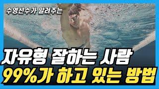 이대로만 연습하면 수영 스피드 폭발합니다! 선수처럼 자유형 빨라지는 꿀팁!