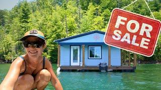 Finally DONE?! FLOATING CABIN RENO - The "Blue Bungalow” 