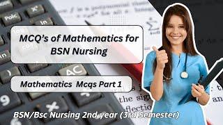 Nursing Mathematics Mcqs Semester 3 I Nursing Maths Mcqs Part 1