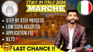 Marche Polytechnic University | Marche Polytechnic University Application Process | No IELTS