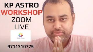 KP Astrology Workshop - Fees 1932/- 4 Hours Astrology Workshop