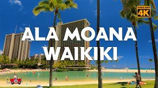 ALA MOANA TO WAIKIKI ️ Hawaii John 4K Driving