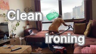 Roni Vlog , Cleaning with me, ironing , Temizlik