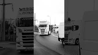 2x Scania piomar #truckspotting