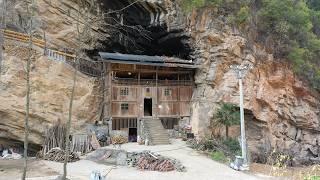 重庆一户人家隐居山崖下已100多年，走近一看真是一个世外桃源｜A family living in seclusion under the cliff is really a paradise