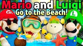 Crazy Mario Bros: Mario and Luigi Go To The Beach!