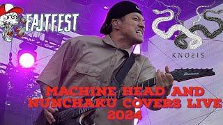 Knosis Machine Head and Nunchaku Covers Live Fajtfest 2024