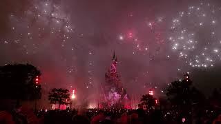 Exclusive Gigantic Firework and Light Show "Magic over Disney" 2024 at Disneyland Paris