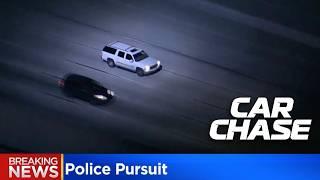 SUV tries to outrun cops during police pursuit!