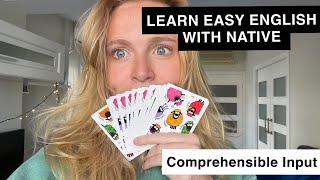 Easy English Learning with a Native | Comprehensible Input | Visual Language Learning |